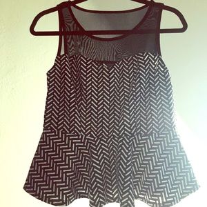 Peplum Xhilaration Top